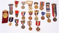 SPAN AM WW1 & WWII VETERAN ORGANIZATION MEDAL LOT