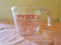 Pyrex One Cup Glass Measuring Cup Metric/ Ounces