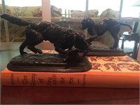 Pair of Small Hunting Dog Sculptures