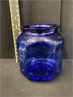 Scarce, Planters Peanuts 5 Cent Cobalt Store Jar