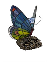 Quoizel Collectibles Stained Glass Butterfly Lamp