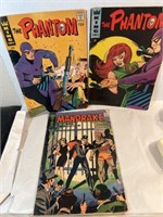 Original 1960s Phantom and Mandrake Comics