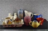 Large Lot Of Various Pottery Pieces