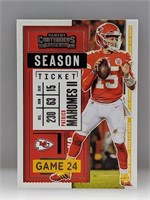 2020 Panini Contenders Patrick Mahomes 2