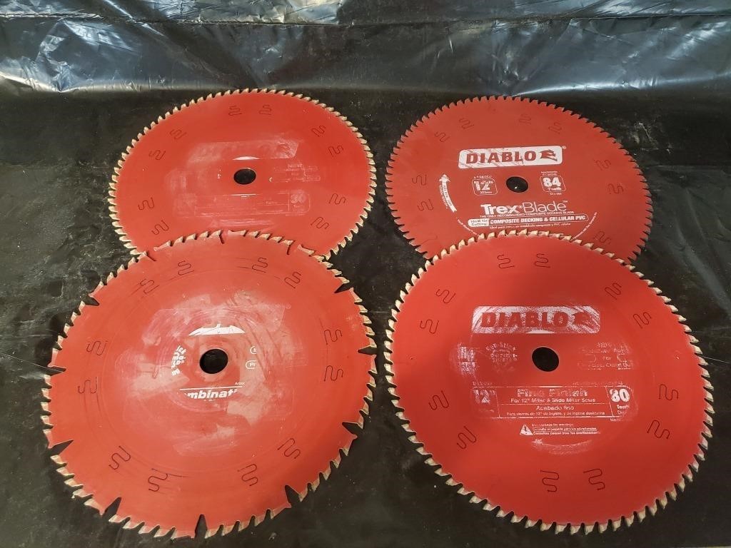 4 Saw Blades