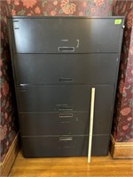 5 Flip Drawer Legal Cabinet 42"x18"x63" Tall