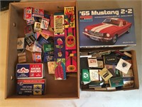 Match Book Collection with Model Mustang Box