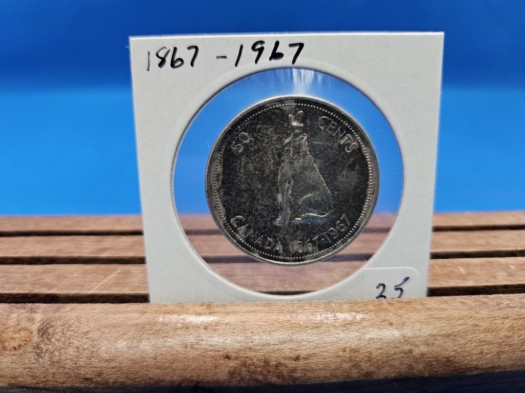 1867-1967 50 CENT COIN