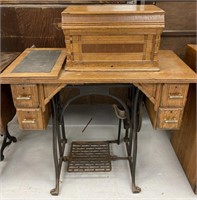 Antique wheeler and Wilson sewing table