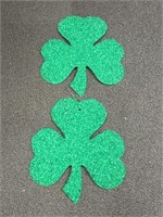 Set of 2 Shamrock Popcorn Decorations