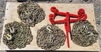 2- 9200 lb Binders/ 4- 3/8" Chains