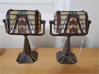 Pair Of  Motive Candle Holders