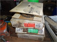Lot of Chainsaw Blades in Boxes