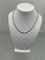 14KT Yellow Gold Flat CubanChain