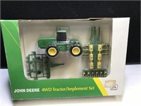ERTL John Deere 4WD Tractor /Implement Set