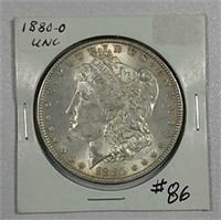 1880-O  Morgan Dollar   Unc