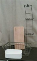 Box-Cedar/Alder Boards, Plate Hanger, 2 Hanging