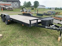 2022 CAR HAULER / FLAT DECK DUAL AXLE TRAILER