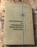 Fundamentals of Semimicro Qualitative Analysis HC