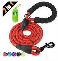 NEW Dog Leash Dog Poop Bag and 5 FT Strong Dog