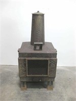 21"x 21"x 47" Cast-Iron Chimney Stove