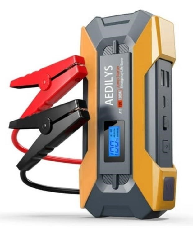 NEW AEDILYS Automotive Battery Jump Starter with