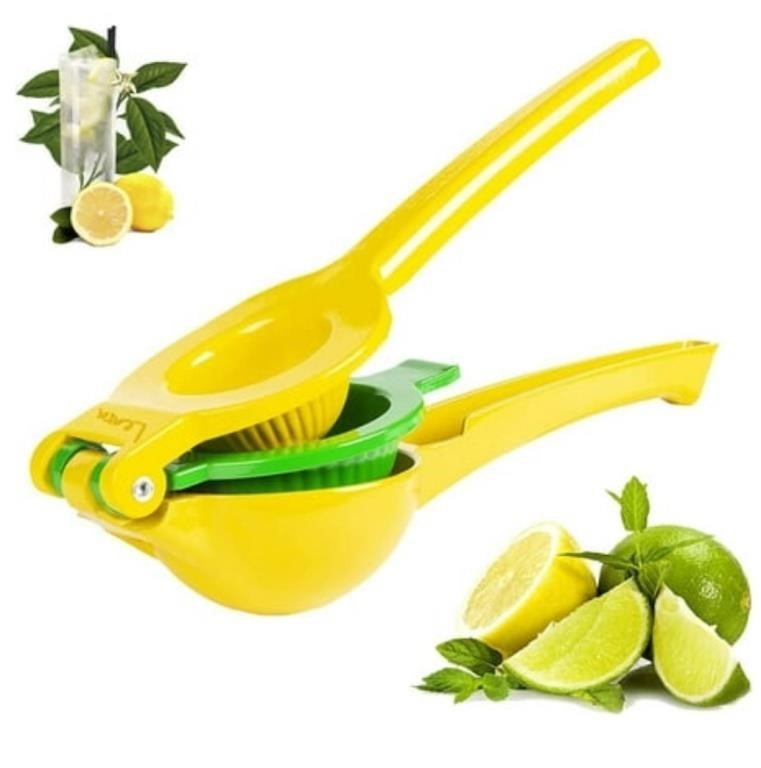 NEW Huryfox 2-in-1 Manual Lemon Squeezer Hand