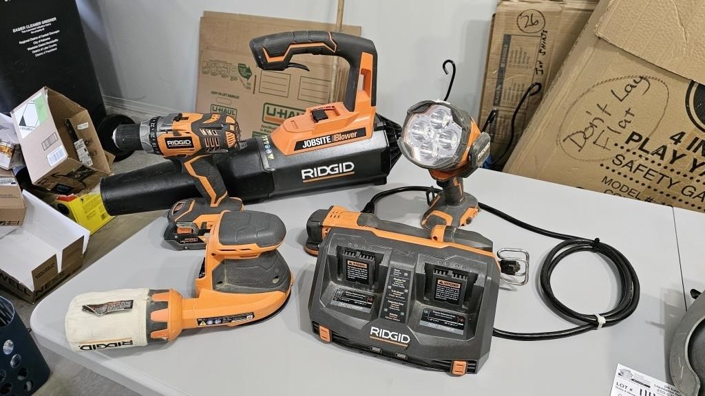Rigid Tools & Battery Charger