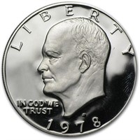 1978-s Clad Eisenhower Dollar Gem Proof