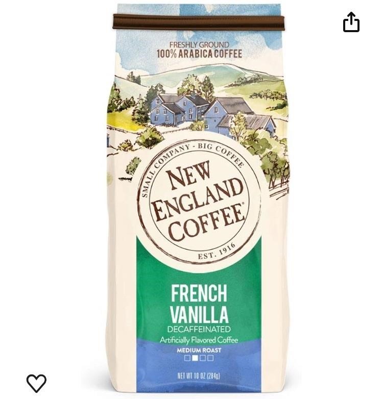 New England Coffee French Vanilla Decaffeinated