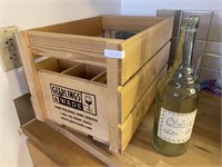 Advertising Crate and Bottle