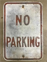 No Parking Metal Sign 12” x 18”