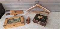 Lot of assorted wooden items