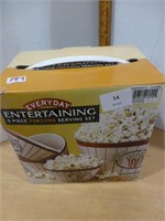 NEW 5 Piece Popcorn Serving Set
