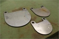 (3) Mild Steel Target Cut Outs, 8", 10" & 12"