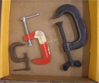 1 2 & 3 Inch C-clamps