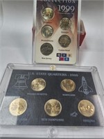 State Quarter collection 1999 and 2000