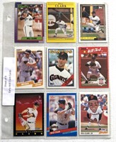 Sheet of 9 Early Will Clark Cards