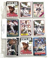 Sheet of 13 Harold Baines cards