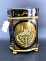 Fanciful hand painted decorative container