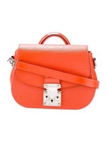 Louis Vuitton Orange Epi Leather Top Handle Bag
