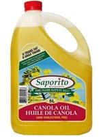 Saporito Canola Oil, 5 L