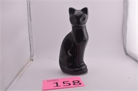 Vintage Black Taiwan Cat Figurine