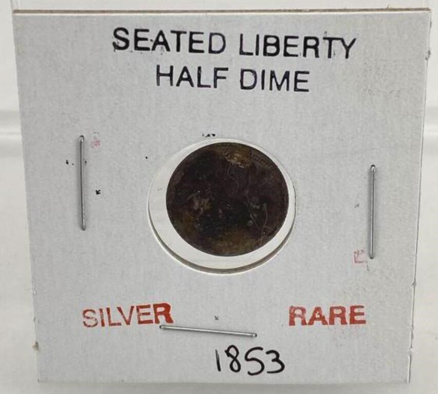 1853 Seated Liberty Half Dime