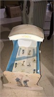 Holly Hobby vintage baby doll  cradle, 19 x 14 x