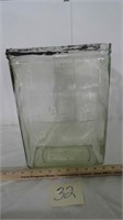 Large Gould Glass Battery Container