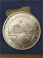 1 ounce .999 silver coin Alaska Trade Unit 2016