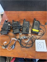 4 Retevis walkie talkies rechargeable long range