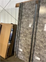 8' x 25" Formica Countertop in Grayish Marbled