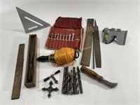 Tools: Drill Bits, Files, Corner Measure & More